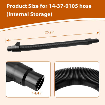 14370105 18V28V Wetdry Vac Hose Assembly Fit For Milwaukee 18V28V Wetdry Vacuum For 078020 088020 097020 Internal Sto