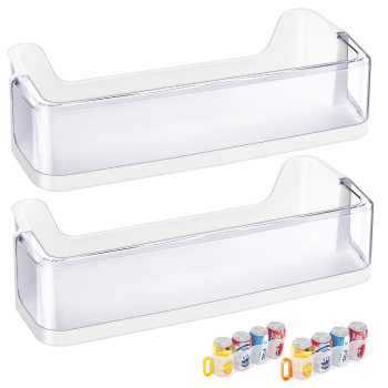 2 Pack Upgraded Da9708348A Refrigerator Door Shelf Bin Compatible With Samsung Refrigerator Part Rs265Tdrs Rs25H5111Bc Rs25H5