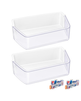 2 Pack Upgraded Da9717255A Refrigerator Door Bin Compatible With Samsung Refrigerator Door Shelf Replacement Right Fridge Do