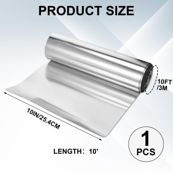 Therwen 1 Roll Aluminum Flashing Roll Roof Flashing For Sealing Windows Doors Siding Roofing Stains Moss And Mildew Prevention