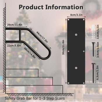 Upgrade Handrails For Outdoor Steps 287 Safety Grab Bars For Stairs Wall Mount Stainless Ushaped Steel Handrail Railings