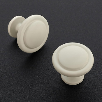 Ravinte 3 Pack 114 Inch Kitchen Cabinet Knobs Drawer Knobs Dresser Knobs White Frosted Zinc Knobs Drawer Pulls Door Knobs Dres