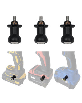 Spider Tool Holster Drill Pins Pack Of Three Attaches To The Side Of Any Brand Power Drill And Driver With Provided Screws