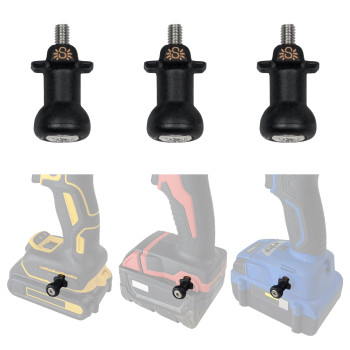 Spider Tool Holster Drill Pins Pack Of Three Attaches To The Side Of Any Brand Power Drill And Driver With Provided Screws