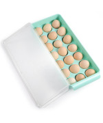 Cherhome Egg Container For Refrigerator