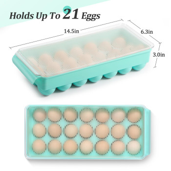 Cherhome Egg Container For Refrigerator