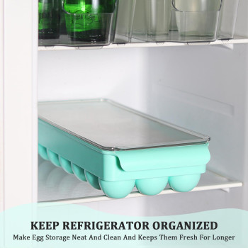 Cherhome Egg Container For Refrigerator