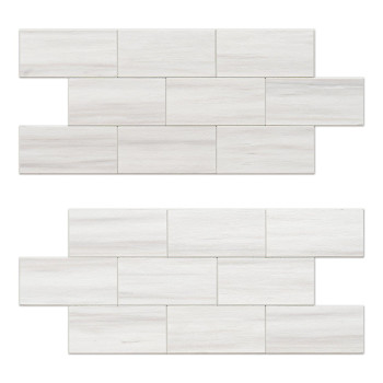 Vmozza Peel And Stick Backsplash 20Sheet Peel And Stick Wall Tiles 135 X 58 Pvc Subway Tile Stick On Backsplash For Kit