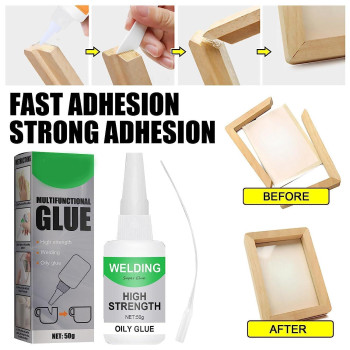 150Ml Welding Highstrength Oily Glue Wood Glue Jue Fish Glue Universal Super Glue Gel Instant Bonding Strong Adhesion Repa