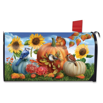 Briarwood Lane Autumn Gathering Fall Mailbox Cover Standard Size