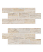 Vmozza Peel And Stick Backsplash 20Sheet Peel And Stick Wall Tiles 135 X 58 Pvc Subway Tile Stick On Backsplash For Kit