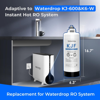 Waterdrop Wdkjf Filter Replacement For Wdkj600 Reverse Osmosis Instant Hot Water Dispenser System 12Month Lifetime