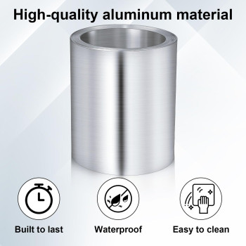 Therwen 1 Roll Aluminum Flashing Roll Roof Flashing For Sealing Windows Doors Siding Roofing Stains Moss And Mildew Prevention