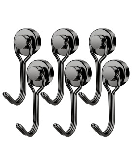 Findmag Magnetic Hooks 30 Lbs Magnetic Hooks Cruise Black Heavy Duty Strong Neodymium Swivel Magnet Hook For Hanging Magnets Wi