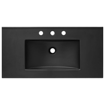 Modway Eei5071Blk Cayman 36 Bathroom Sink Black