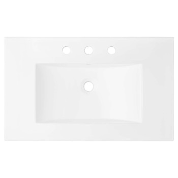 Modway Eei4837Whi Cayman 30 Bathroom Sink White