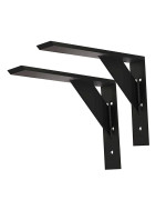 Countertop Support Bracket 14 Inch Heavy Duty Granite Support Bracket 2 Pack 38 Thick 14X10X25 Shelf Bracket Iron Meta