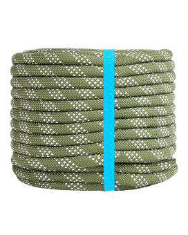 12 Inch Double Braided Polyester Arborist Rope 12In 100Ft Heavy Duty Nylon Rope For Anchor Tree Work Cargo Pulling Sailin