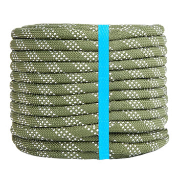 12 Inch Double Braided Polyester Arborist Rope 12In 100Ft Heavy Duty Nylon Rope For Anchor Tree Work Cargo Pulling Sailin