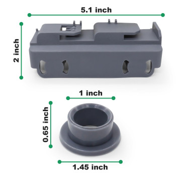 Wd28X27241 Dishwasher Rack Carrier And Roller Kit Replacement For Ge Hotpoint Haier Replaces Parts Ap6990367Pdt715Syn2Fs Gdp645S