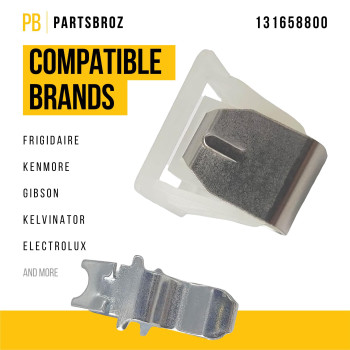 Partsbroz 131658800 Door Catch Compatible With Frigidaire Kenmore Gibson Kelvinator Washer Dryer Replaces Ap2107362 Ps418433