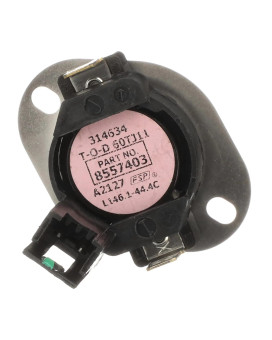 Partsbroz 8557403 Wp8557403 Dryer High Limit Thermostat Compatible With Whirlpool Maytag Kenmore Amana Replaces Ap6013164 Ps