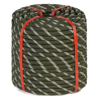 Double Braid Arborist Rope12 In X 200Ft Arborist Rigging Polyester Rope 48 Strand Rope Swing For Tree Bull Rope For Diverse