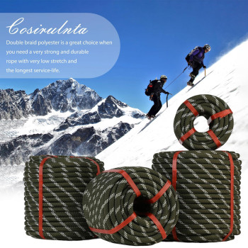 Double Braid Arborist Rope12 In X 200Ft Arborist Rigging Polyester Rope 48 Strand Rope Swing For Tree Bull Rope For Diverse