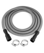 Juwo 10 Ft Dishwasher Drain Hose Corrugated And Flexible Dishwasher Hose Drain Replacement With Clamps Discharge Hose Fits 11