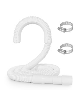 Juwo 6 Ft Washing Machine Drain Hose Universal Corrugated Discharge Hose Replacement For Whirlpool Ge Kenmore Clamps And Hoo