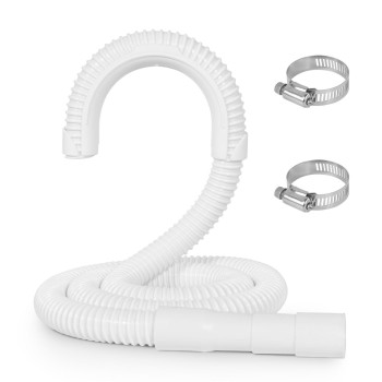 Juwo 6 Ft Washing Machine Drain Hose Universal Corrugated Discharge Hose Replacement For Whirlpool Ge Kenmore Clamps And Hoo