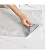 Haimin Wall Panels Peel And Stick 10 Pieces 236X118In 194 Sq Ft Coverage Backsplash Marble Look Tile Ideal For Kitchen