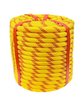 Arborist Rigging Rope Bull Rope 12 In X 100Ft Polyester Braided Arborist Rope 48 Strands For Various Outdoor Applications Con