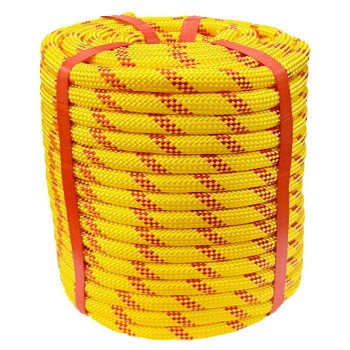 Arborist Rigging Rope Bull Rope 12 In X 100Ft Polyester Braided Arborist Rope 48 Strands For Various Outdoor Applications Con