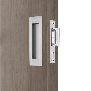 Dontay Sliding Pocket Door Handles 304 Stainless Steel Non Locking Pocket Door Hardware Recessed Flush Finger Pulls Heavy Dut