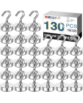 Mikede Magnetic Hooks Heavy Duty 28Lb Strong Rare Earth Neodymium Magnets With Hooks For Hanging Magnetic Hanger Strong Cruise