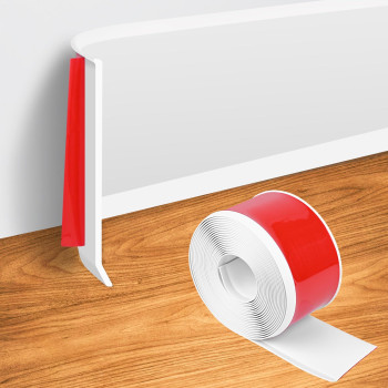 Wall Baseboard Molding Trim 4 Inch X 26 Feet Peel And Stick Trim Molding Flexible Selfadhesive Vinyl Cove Base Trim Strip For W