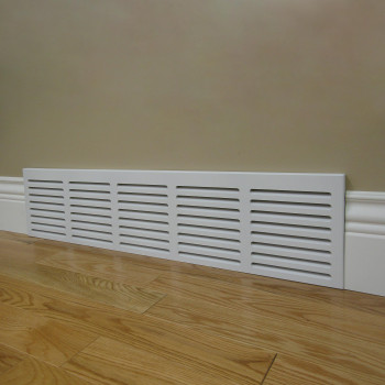 Return Air Grille 85 X 35 12 High Flow Air Vent With Angled Slots 34 Mdf Sanded Primed Ready To Paint