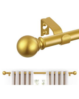 Gold Curtain Rods 48 To 84 Inches47 Feet 58 Inch Splicing Drapery Rods Small Curtain Rods Set Size 3688 Brass Gold