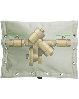 20 X 16 Inch Backflow Preventer Insulation Cover 3 Way Opening Winter Pipe Insulation Sprinkler Valve Cover 5F Waterproof Wa