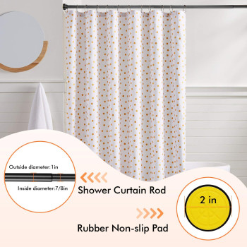 Shower Curtain Rod 3142 In Adjustable Curtain Rod No Drilling Black Tension Shower Rod Stainless Steel For Door Curtain Closet