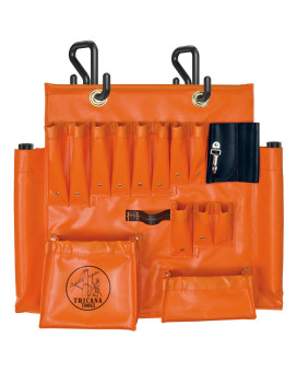 Lineman Tool Board Aerial Apron Bucket Truck Tools Organizer With Over 16 Pockets And Aerial Bucket Hooks Tool Organizer For