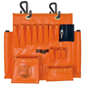 Lineman Tool Board Aerial Apron Bucket Truck Tools Organizer With Over 16 Pockets And Aerial Bucket Hooks Tool Organizer For