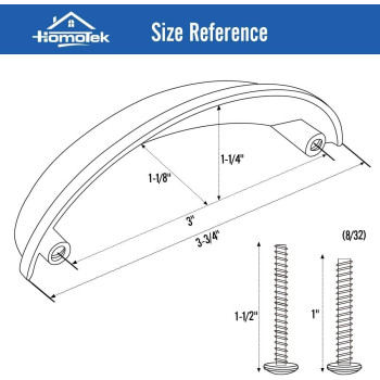 Homotek 15 Pack Drawer Bin Cup Pulls Dresser Pulls For Cabinets Oil Rubbed Bronze 3 Inch Hole Centers Furniture Handles Kitche