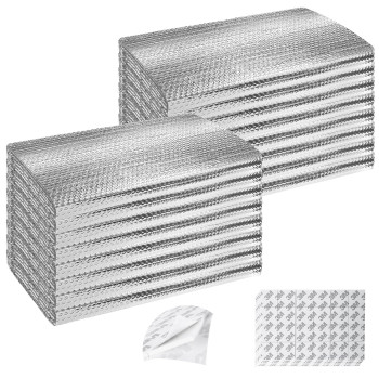 Garage Door Insulation Kit 16P Double Bubble Window Heat Insulation Panels 6Mm 24 X 54 Reflective Aluminum Foil Summerwint