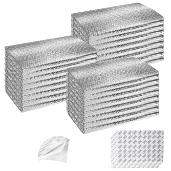 Garage Door Insulation Kit 24P Double Bubble Window Heat Insulation Panels 6Mm 24 X 48 Reflective Aluminum Foil Summer Barr