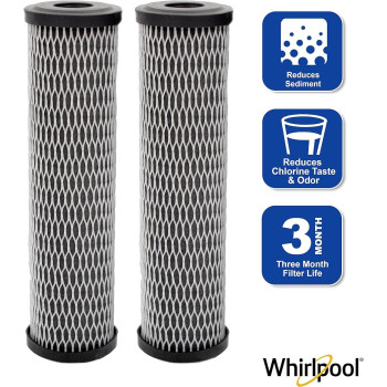 Whirlpool Cto Carbon Wrap Water Filter Whkfwhwc Full Case Of 24 Filters Nsf Certified 5Micron Reduces Sediment Chlorine Tas