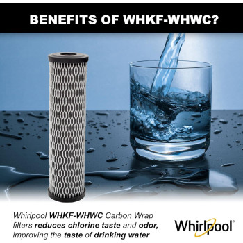 Whirlpool Cto Carbon Wrap Water Filter Whkfwhwc Full Case Of 24 Filters Nsf Certified 5Micron Reduces Sediment Chlorine Tas