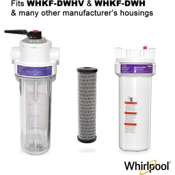 Whirlpool Cto Carbon Wrap Water Filter Whkfwhwc Full Case Of 24 Filters Nsf Certified 5Micron Reduces Sediment Chlorine Tas