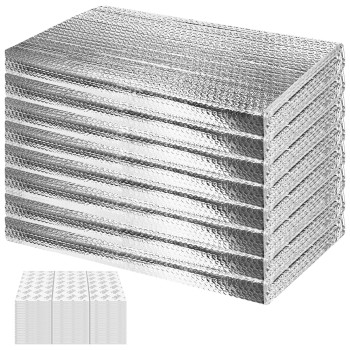 8P Garage Door Insulation Panels Kit 024 Thick Double Bubble Reflective Aluminum Foil Sheet Thermal Insulation Shield With 120